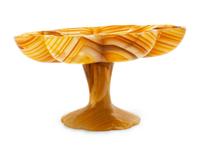 A Continental Carved Onyx Tazza