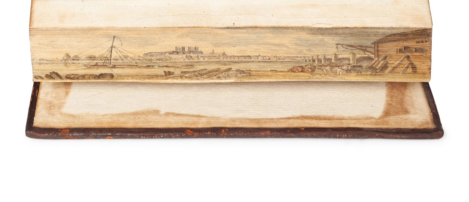 [FORE-EDGE PAINTING]. HYDE, Edward Earl of Clarendon (1661-1723). Characters of Eminent Men . London: for R. Faulder, 1793.