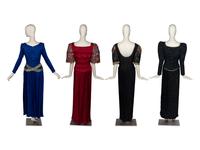 Four Mary McFadden Gowns