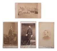 [CIVIL WAR] -- [PENNSYLVANIA]. a group of 4 CDVs, incl. view of Union Volunteer Refreshment Saloon and identified subjects.