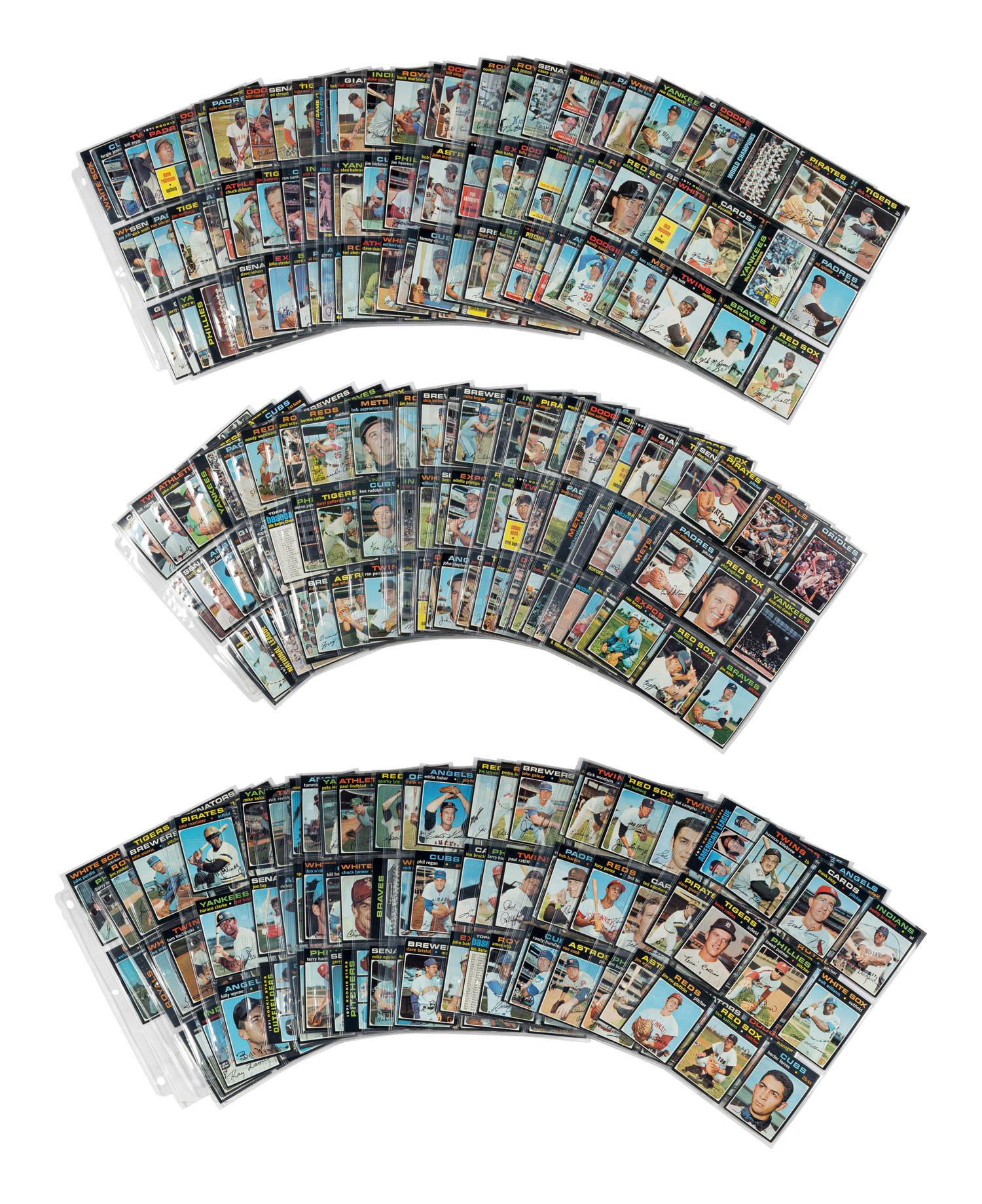 A Complete Set of 1971 Topps Baseball Cards (752/752)