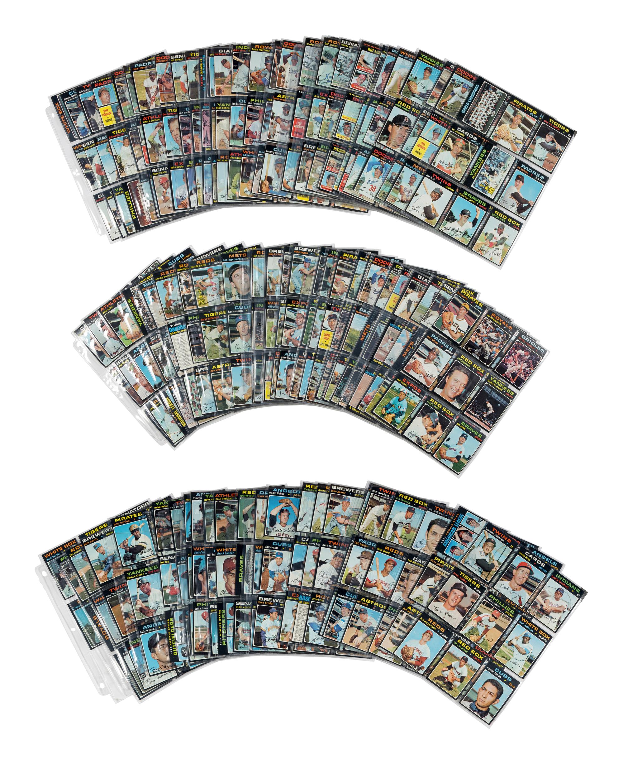 A Complete Set of 1971 Topps Baseball Cards (752/752)