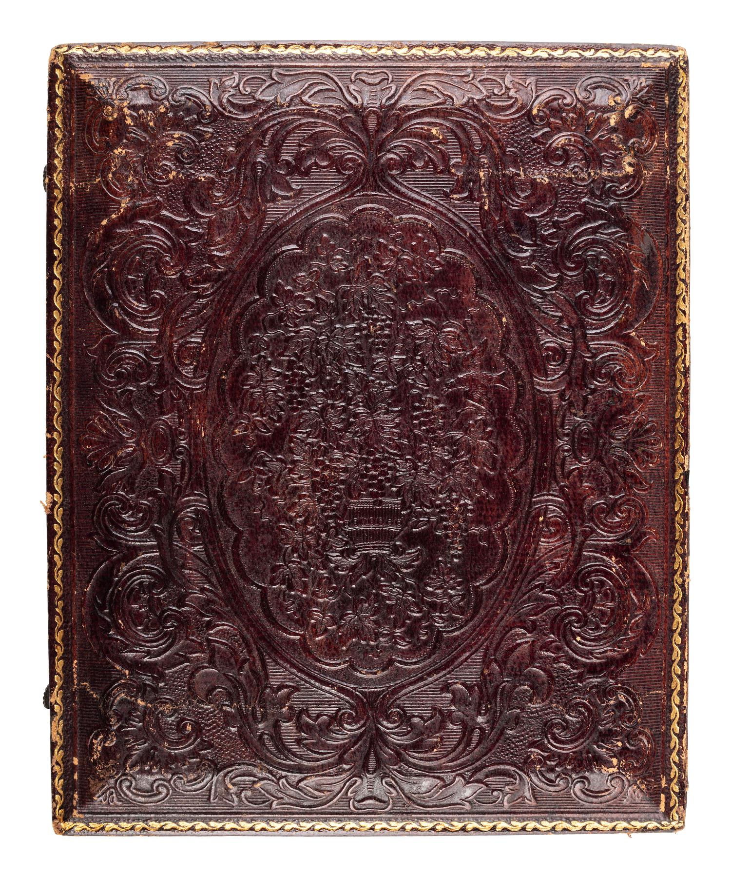 [EARLY PHOTOGRAPHY] -- [MILITARIA]. Half plate daguerreotype of American ship's master.