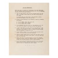 [WWII]. A small archive of official White House documents from the files of White House secretary Myrtle Bergheim, relating to the attack on Pearl Harbor and other pre- and postwar events, comprising: