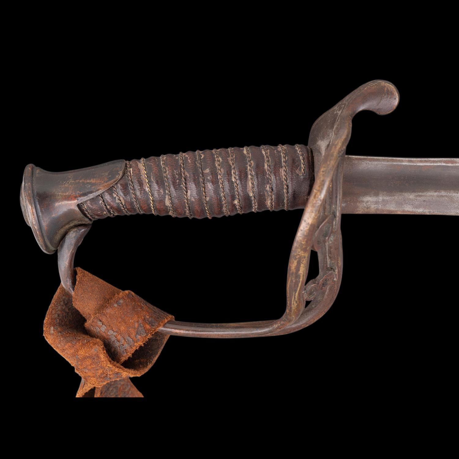 Rare Inside Guard Marked Memphis Novelty Works "Floating CS" Staff & Field Officers Sword