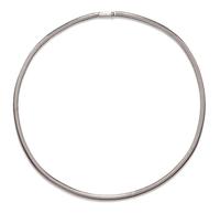 A White Gold Snake Chain Necklace,