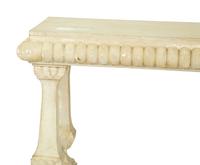 A Pair of Gustavian Style White-Painted Console Tables
