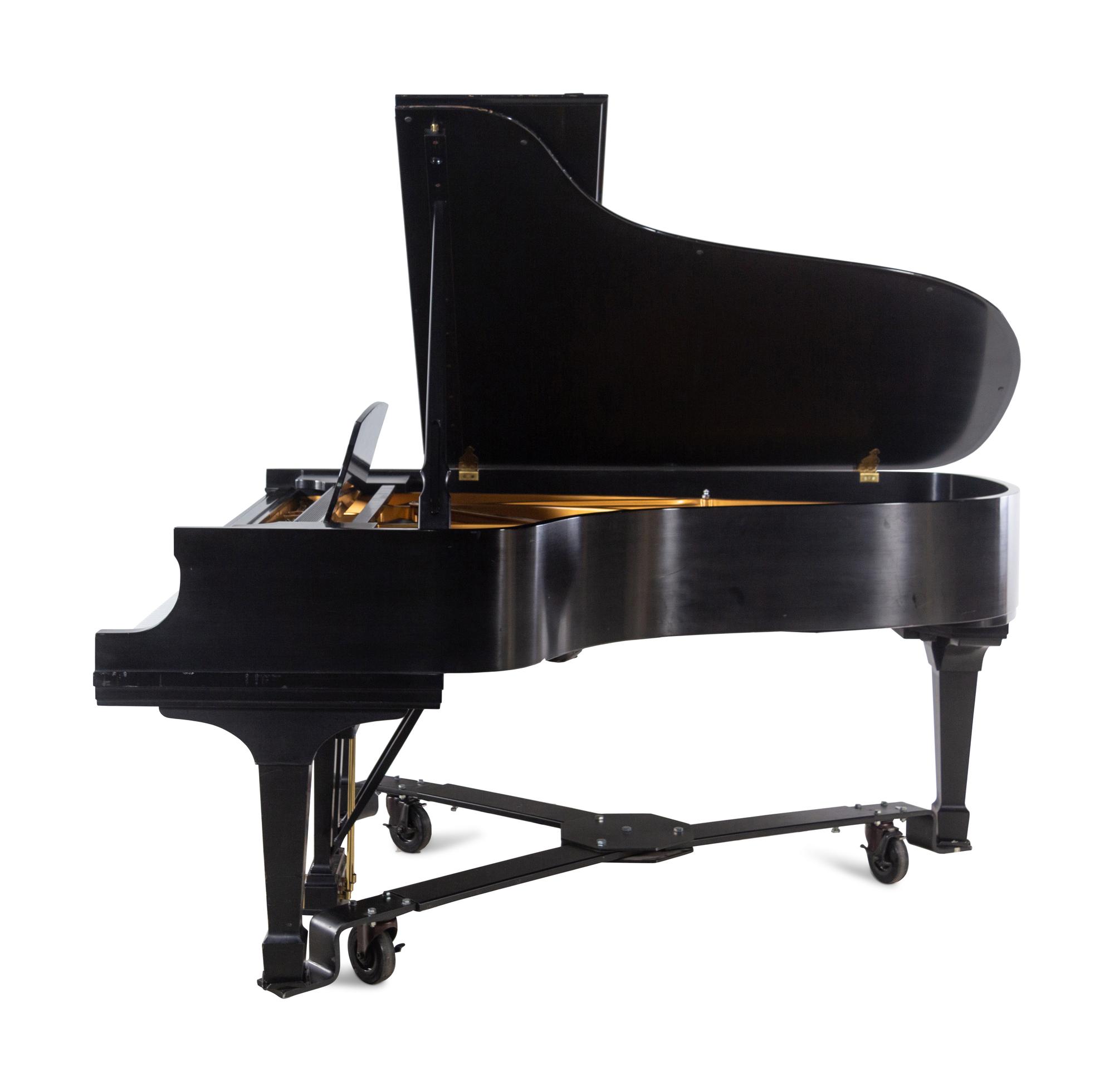 A Steinway and Sons Ebonized Grand Piano