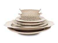 A Collection of English Creamware Table Articles