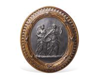 A Wedgwood Black Basalt Medallion