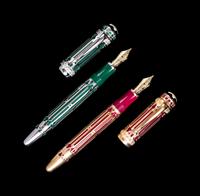 A Montblanc Peter the Great and Catherine II the Great 888 Limited-Edition Fountain Pen Matched Pair