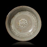 A Korean Buncheong Stem Cup, 14th/15th Century 十四-十五世紀 高麗粉青沙器高足杯