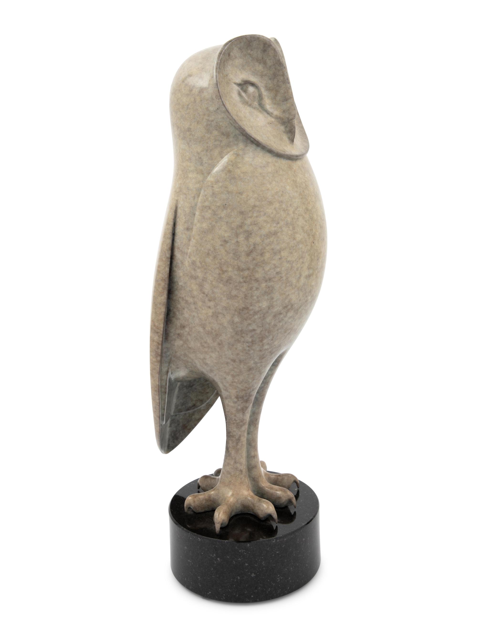 A Bronze Burt Brent Owl Sculpture