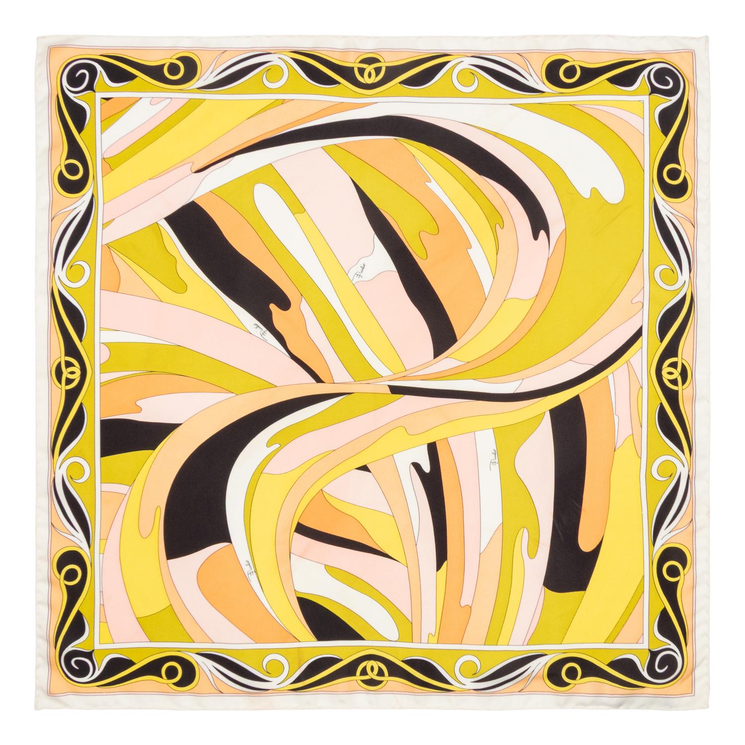Group of Five Designer Scarves