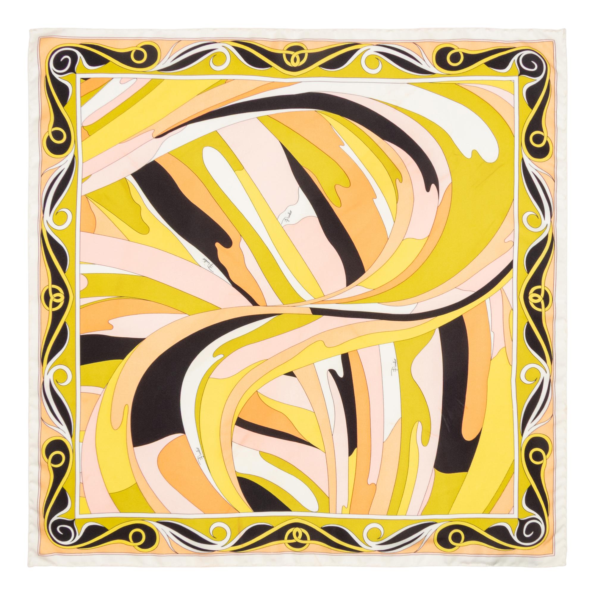 Group of Five Designer Scarves