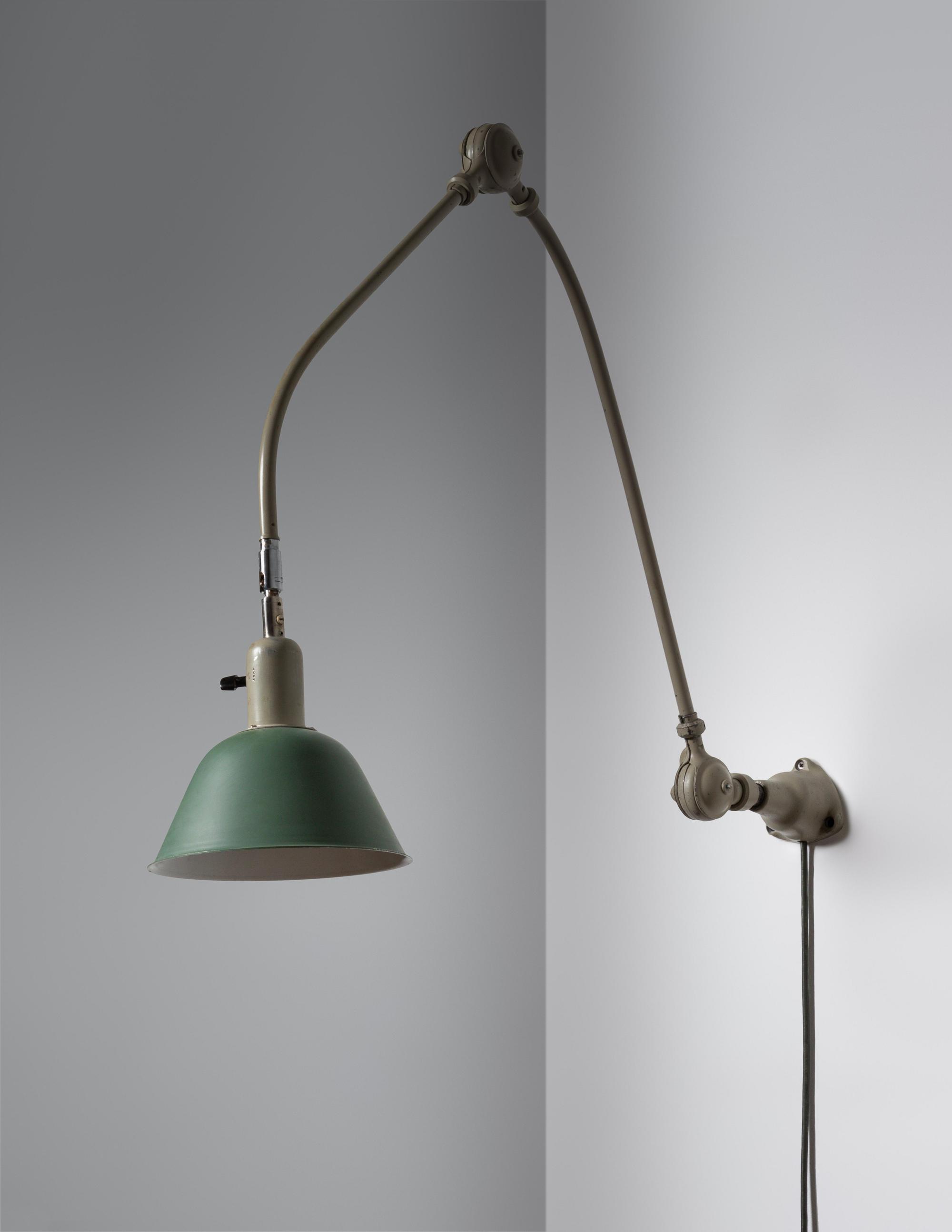 Early Triplex Wall Lamp, c. 1930, Triplex Fabriken, Sweden