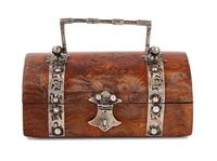 A Dutch Colonial Silver Mounted Table Casket Length 4 inches. — 18TH/19TH CENTURY