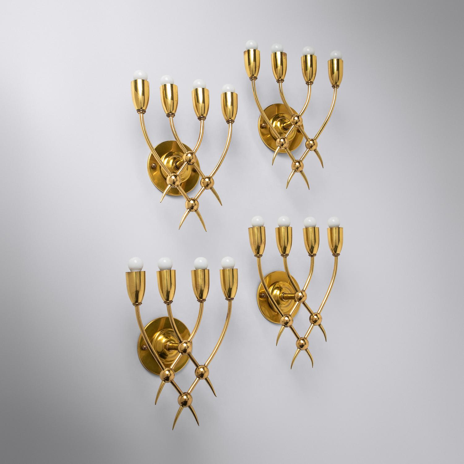 Set of Four Sconces