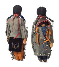 Beaded Hide Dolls