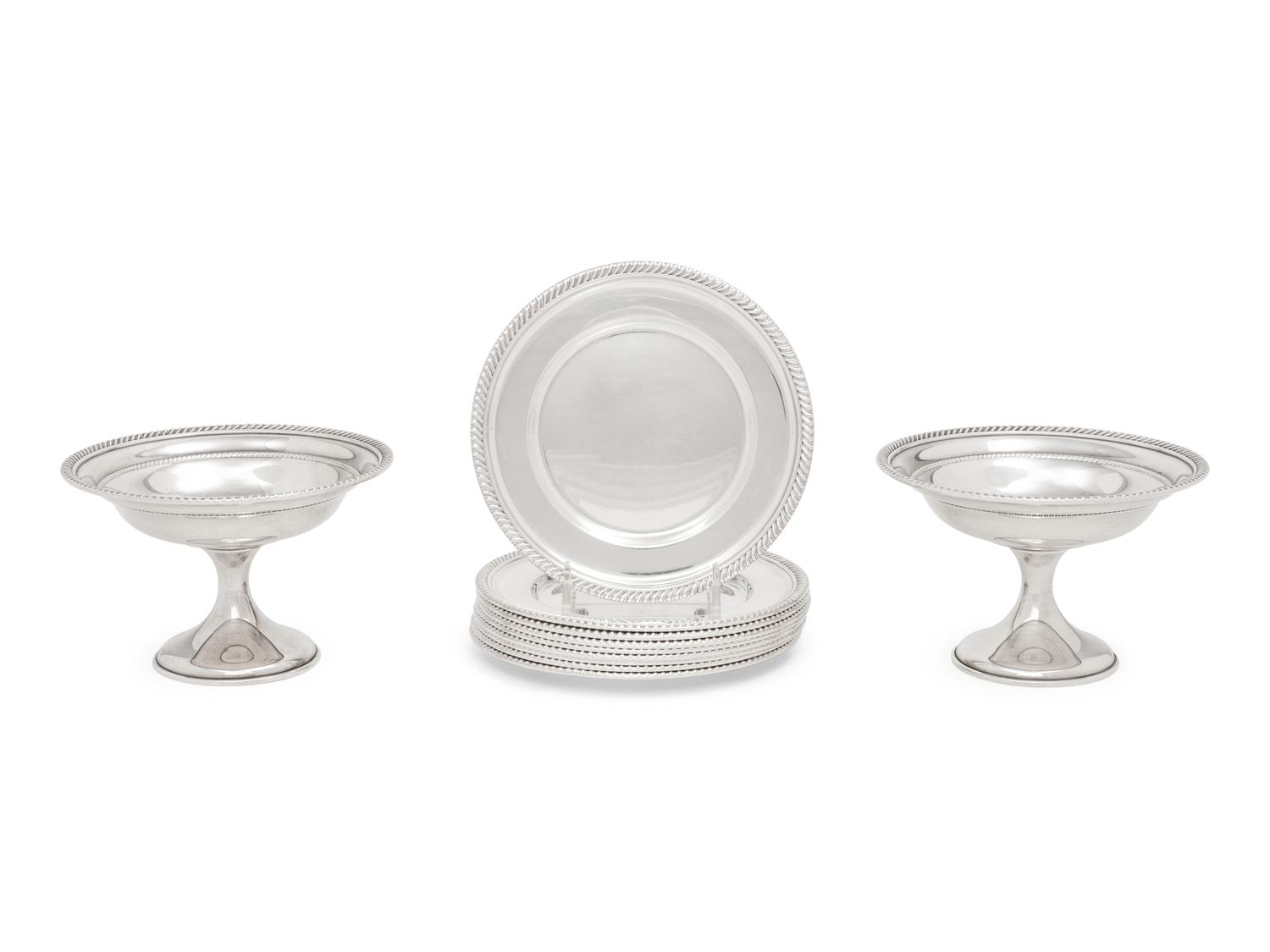 A Group of American Silver Table Articles