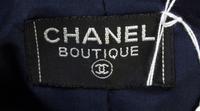 A Chanel Navy Taffeta Jacket,