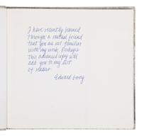 Gorey, Edward (1925-2000). A group of 17 titles, including: