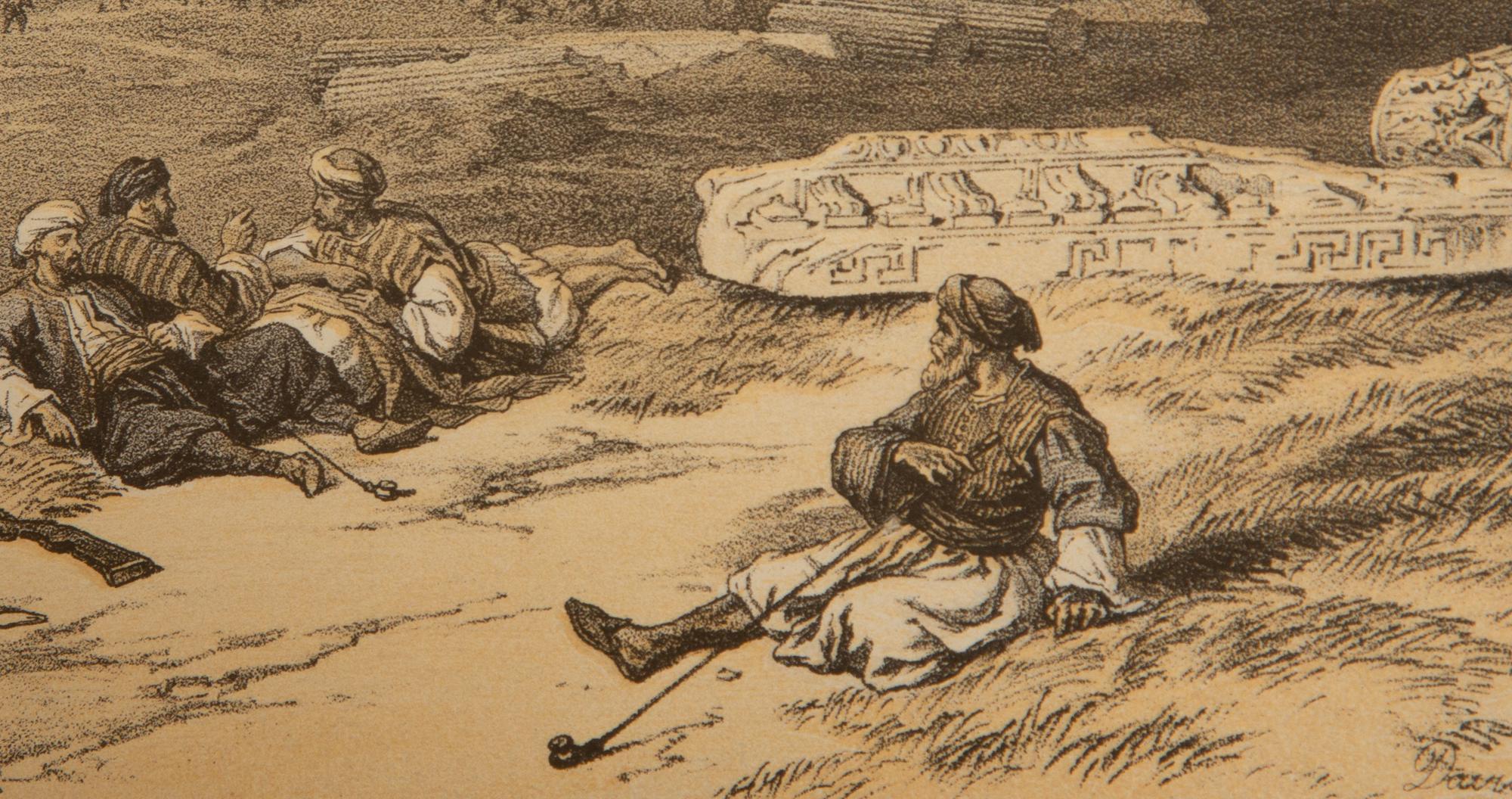 Six Tinted Lithographs After David Roberts, RA (British, 1796-1864)