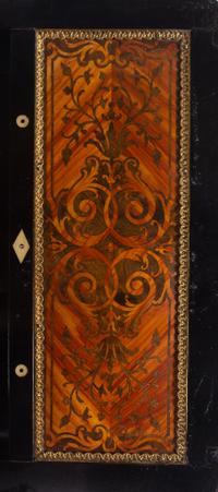 A Louis XV Style Gilt Bronze Mounted Marquetry Tric-Trac Table