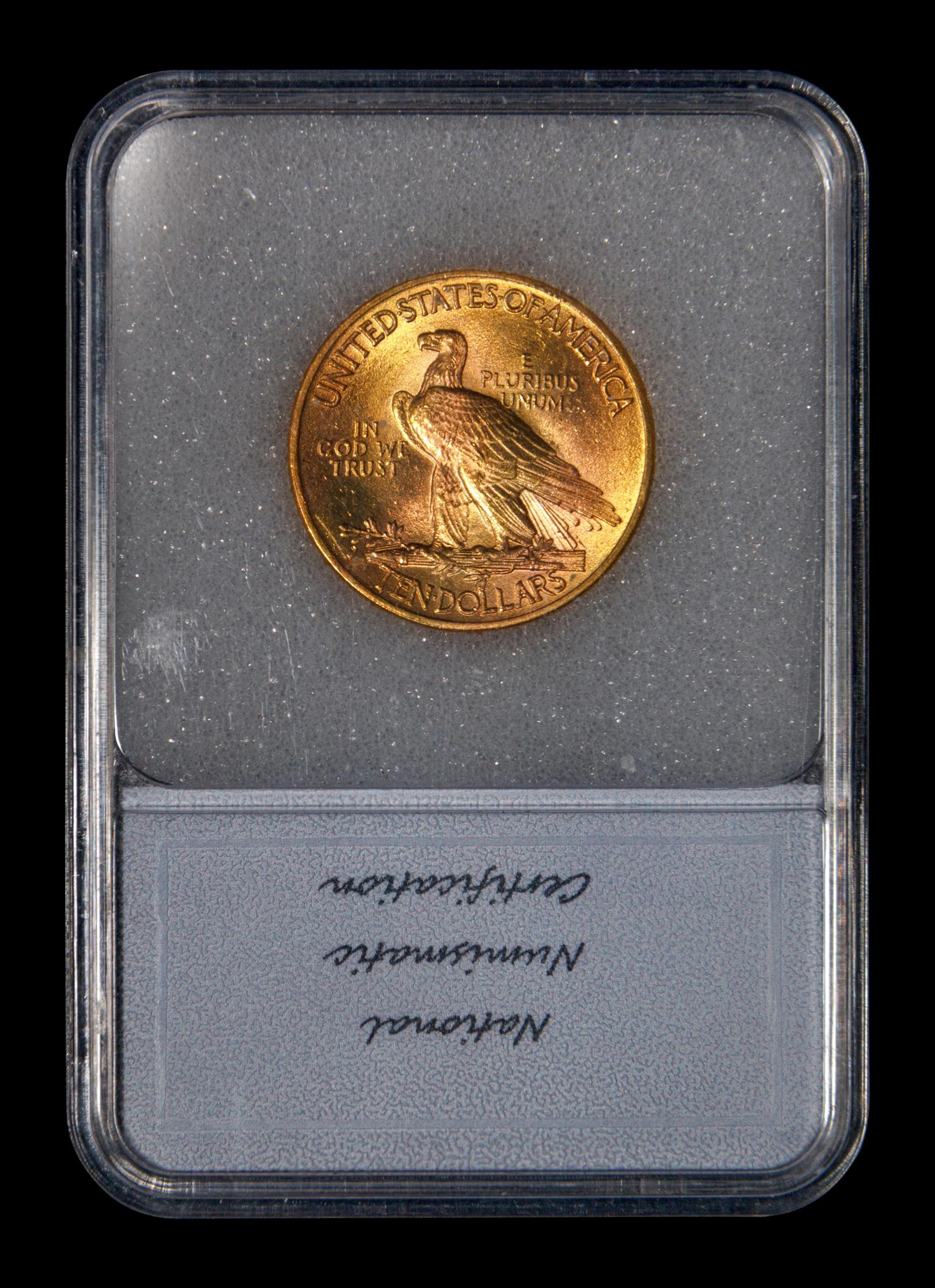 A 1913 Indian Head $10 Gold Coin