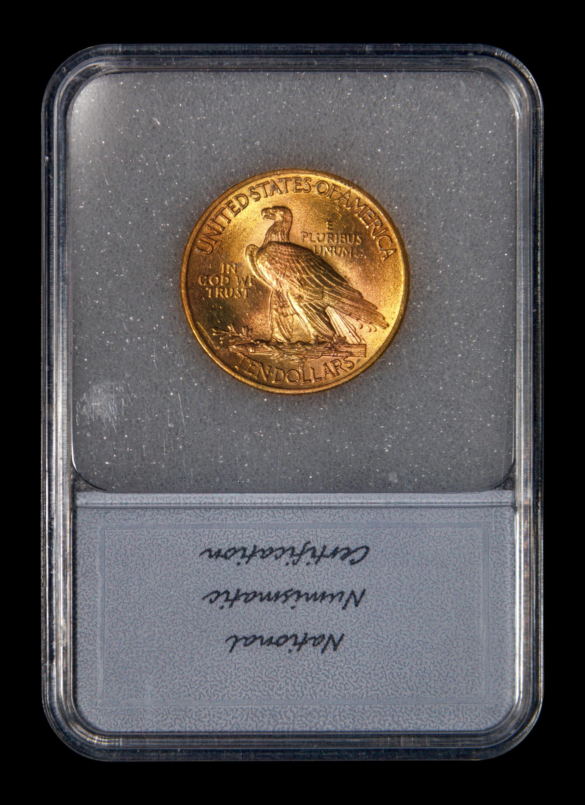 A 1913 Indian Head $10 Gold Coin