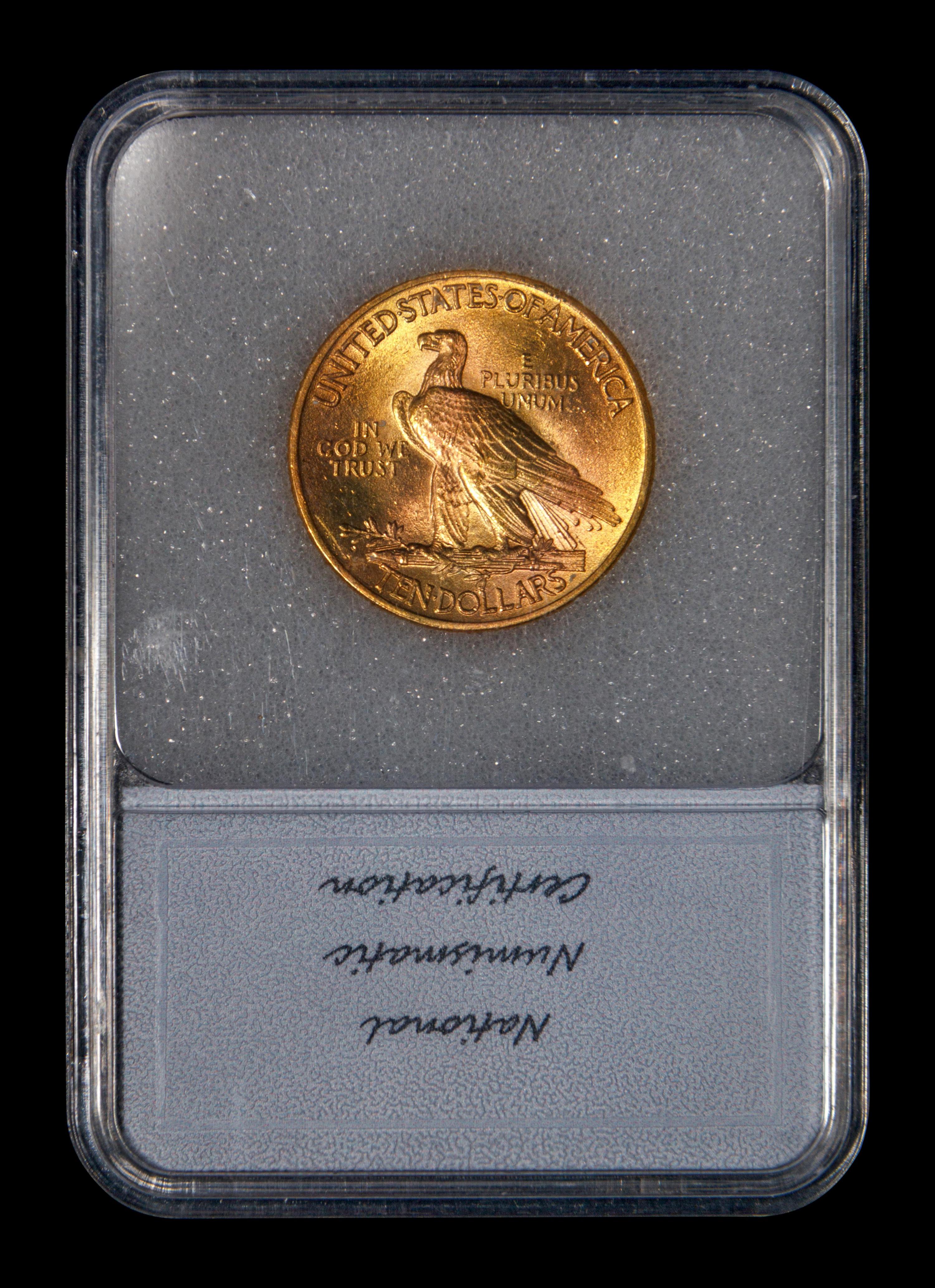 A 1913 Indian Head $10 Gold Coin