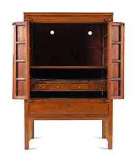 A Chinese Hardwood Armoire