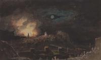 Attributed to John Martin (British 1798 - 1854) - Destruction of Sodom and Gomorrah
