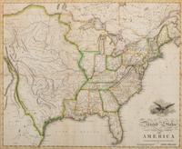 [MAPS]. MELISH, John (1771-1821). United States of America Compiled form the latest & bet Authorities . Philadelphia: Murray Draper Fairman & Co., 1818.