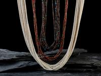 Group of Multi-strand Pueblo Necklaces