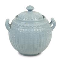 A Collection of Seven English Salt Glazed Relief Form Articles — 19TH/20TH CENTURY