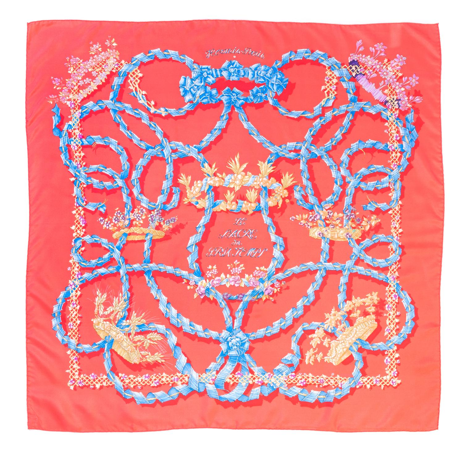 An Hermes 90cm Silk Scarf, 36" x 36".