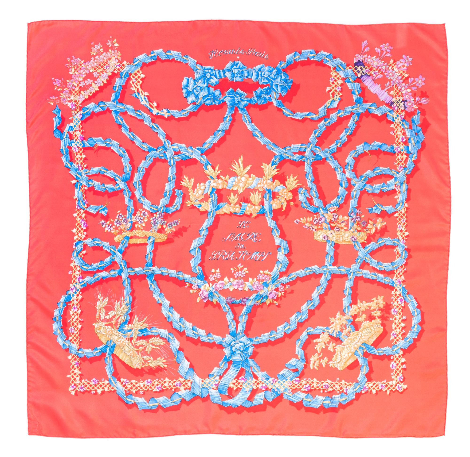 An Hermes 90cm Silk Scarf, 36" x 36".