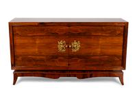 A French Art Deco Rosewood Cabinet — IN THE MANNER OF JULES LELEU