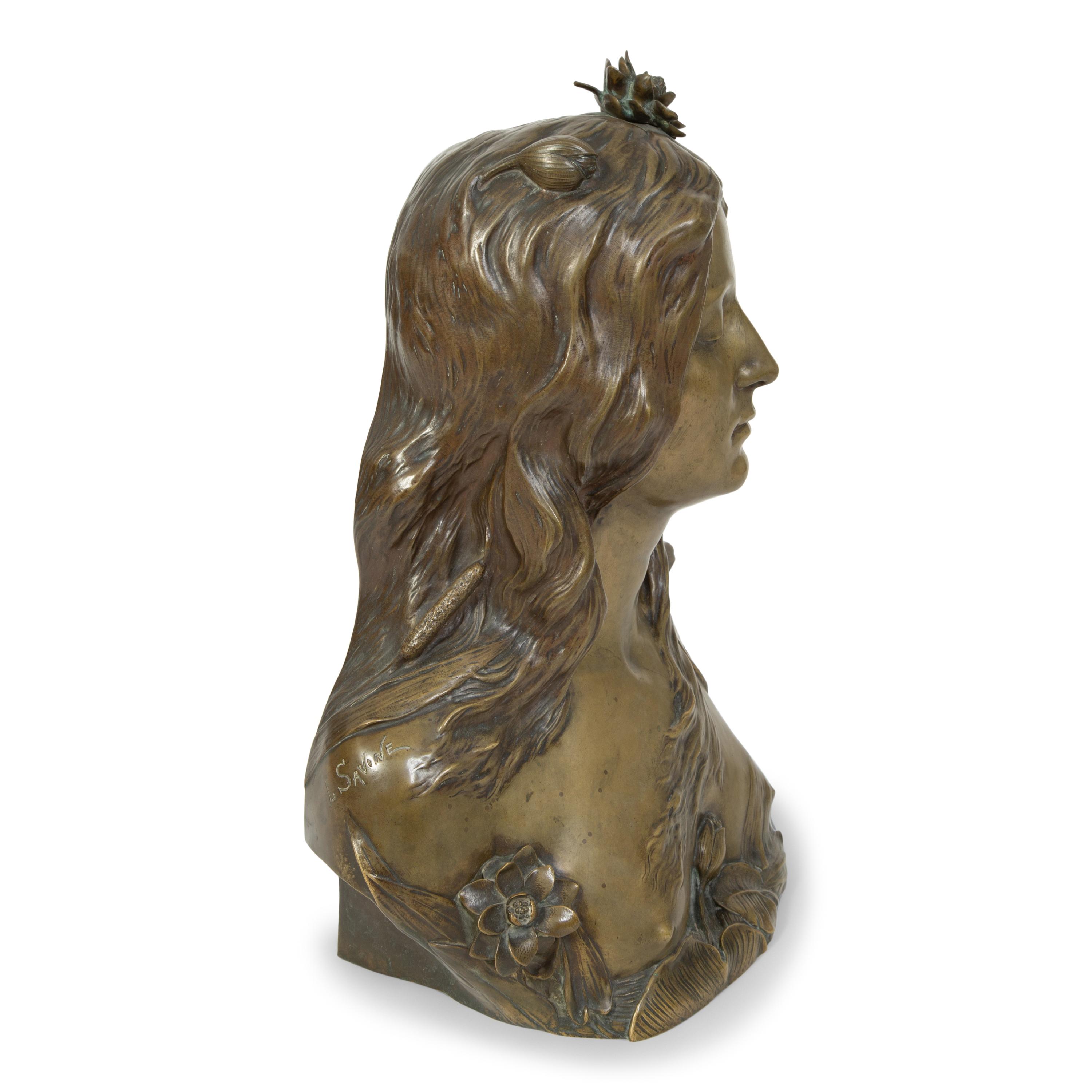 Leopold Pierre Antoine Savine (French, 1861-1934) — Lily (or Ophelia) , c. 1895