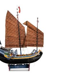Two Chinese Models of Junk Sailboats