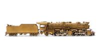 A United Scale Models Brass HO-Gauge 2-6-6-2 Locomotive and Tender