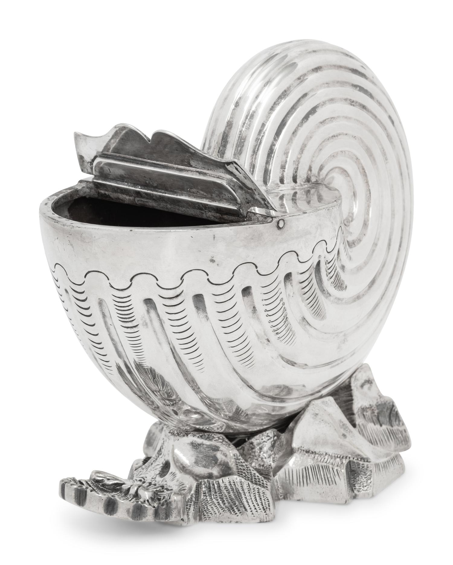 A Pair of English Silver-Plate Table Articles