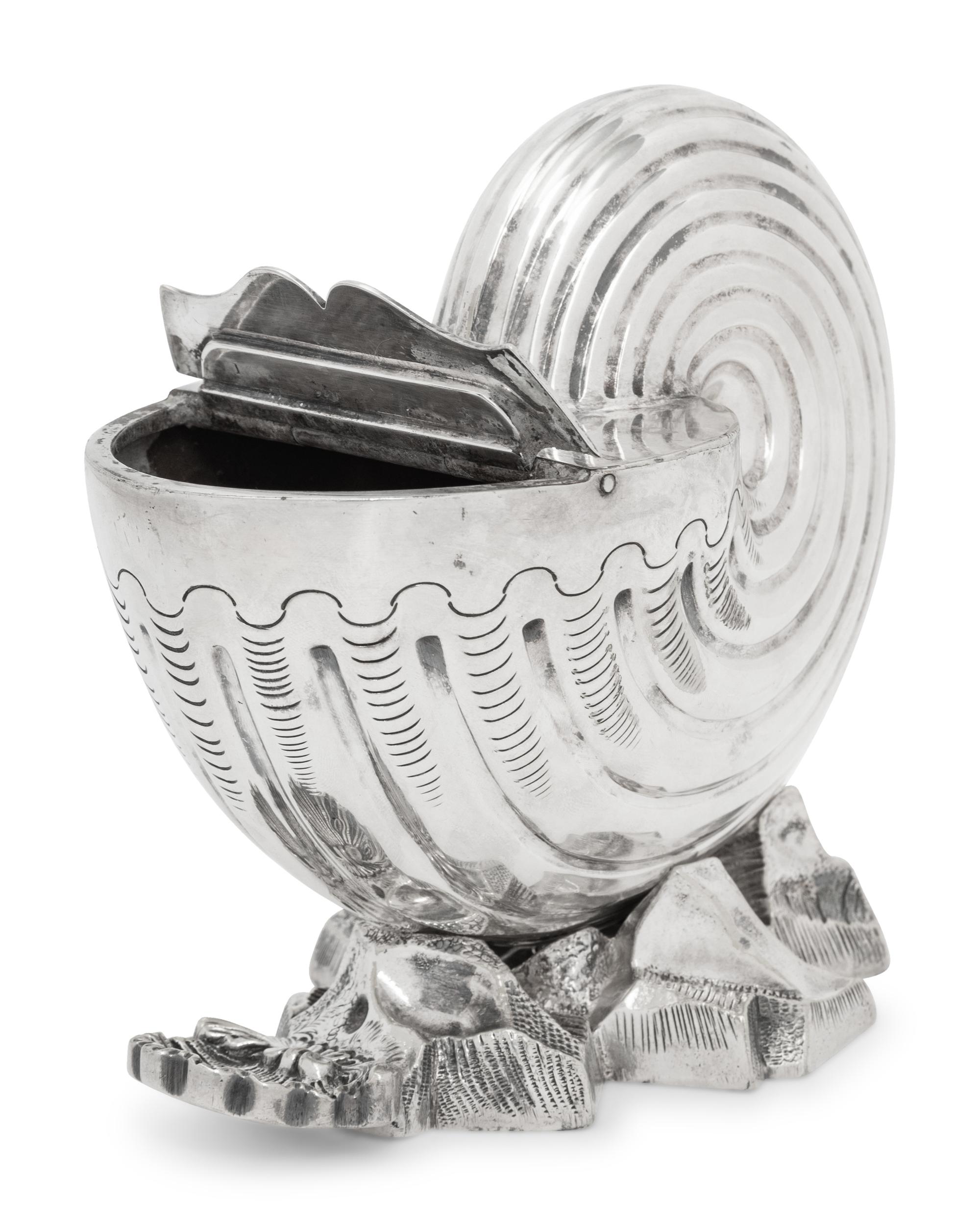 A Pair of English Silver-Plate Table Articles