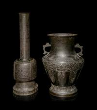 Two Archaistic Bronze Vases