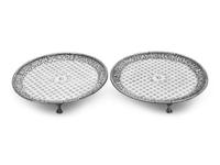 A Pair of S. Kirk and Son Silver Waiters