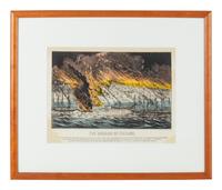CURRIER and IVES, publishers. The Burning of Chicago. New York: Currier & Ives, 1871.