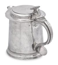 A Silver Tankard, Abraham Cuyler (1713-1749), Active 1735-1749, Albany, NY, Circa 1740