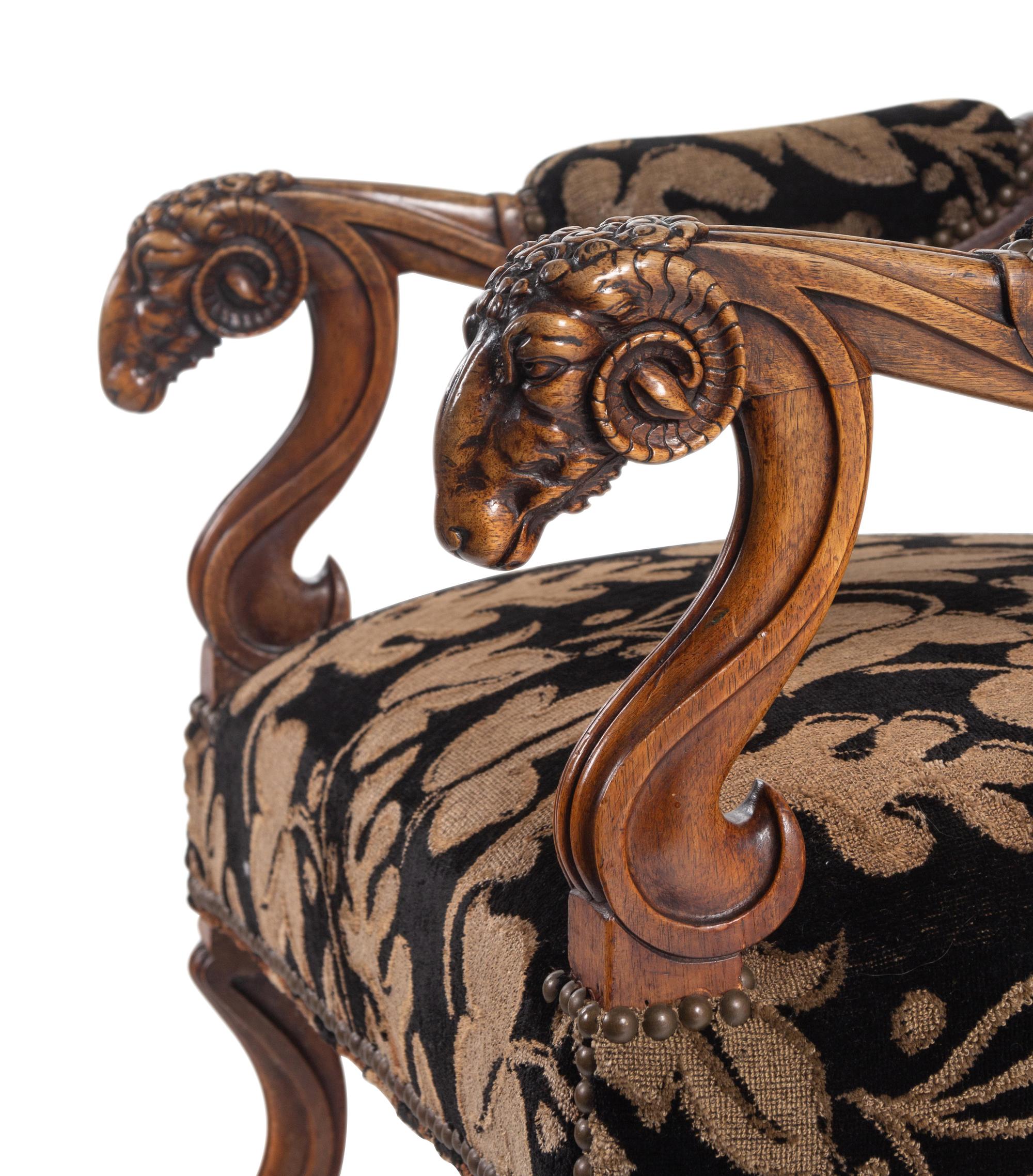 A French Walnut Armchair