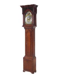 A George III Oak Tall Case Clock